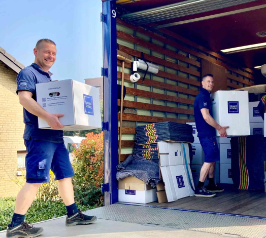 Strang service verzorgt het ophalen, opslaan en terugbrengen van uw spullen, volledig ontzorgd